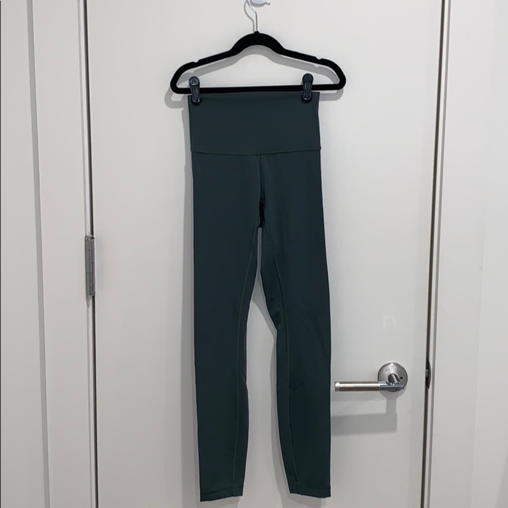 Lululemon green luxtreme wunder under 7/8th length